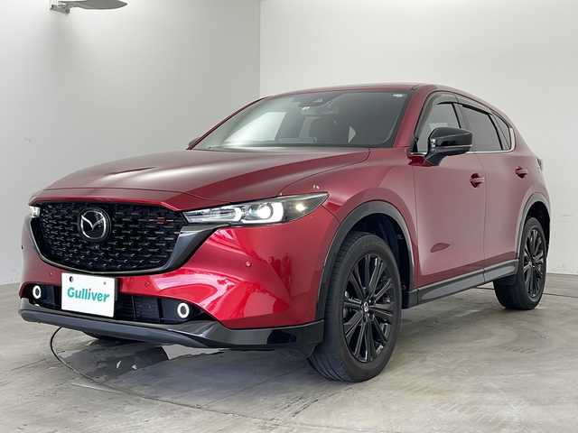 マツダ ＣＸ－５ XD スポーツアピアランス 兵庫県 2022(令4)年 6.7万km ソウルレッドクリスタルM ・地上デジタルＴＶチューナー（フルセグ）/・純正ナビ&BT＆DVD＆USB/・360°カメラ/・クルージング＆トラフィック・サポート/・フロント＆リアバンパーガーニッシュ（ピアノブラック）/・クラッディング／ボディロアガーニッシュ（ピアノブラック）/・マフラーカッター（大径）/・ＬＥＤ室内照明（間接照明［足元：フロントシート］／オーバーヘッドコンソールダウンライト／バニティミラー照明）/・ワイヤレス充電（Ｑｉ）/・１９インチアルミホイール（Ｓｐｏｒｔｓ　Ａｐｐｅａｒａｎｃｅ専用）/・デコレーションパネル（インパネ／ドアトリム）：ハニカムブラック／サテンクロームメッキ/・シグネチャーウイング（ブラッククローム）/・フロントグリルアクセント（クラシックレッド）/・衝突軽減ブレーキ/・レーダークルーズコントロール/・レーンキープアシスト/・車線逸脱警報/・ステアリングヒーター/・ブラインドスポットモニター/・ヘッドアップディスプレイ/・パワーバックドア/・パドルシフト/・レザーシート/・前席シートヒーター/・ETC/・前後ドラレコ/・コーナーセンサー