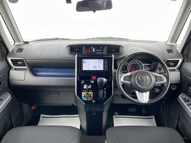 トヨタ ルーミー カスタムG 山形県 2019(令1)年 2.2万km パールホワイトⅢ スマートアシストIII/・衝突回避支援ブレーキ機能/・車線逸脱警報機能/・オートハイビーム（ＡＨＢ）/・コーナーセンサー/両側パワースライドドア/純正ナビ(CD.DVD.BT.SD)/フルセグ/バックカメラ/クルーズコントロール/純正エンジンスターター/純正ドライブレコーダー/LEDヘッドライト/プッシュスタート/スマートキー