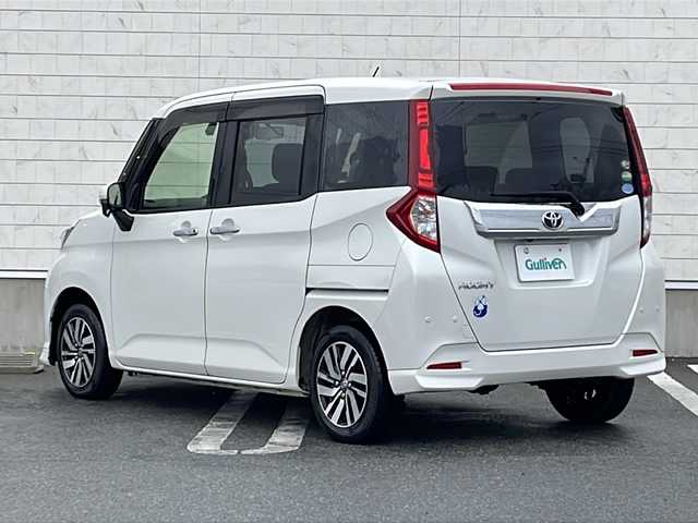 トヨタ ルーミー カスタムG 山形県 2019(令1)年 2.2万km パールホワイトⅢ スマートアシストIII/・衝突回避支援ブレーキ機能/・車線逸脱警報機能/・オートハイビーム（ＡＨＢ）/・コーナーセンサー/両側パワースライドドア/純正ナビ(CD.DVD.BT.SD)/フルセグ/バックカメラ/クルーズコントロール/純正エンジンスターター/純正ドライブレコーダー/LEDヘッドライト/プッシュスタート/スマートキー