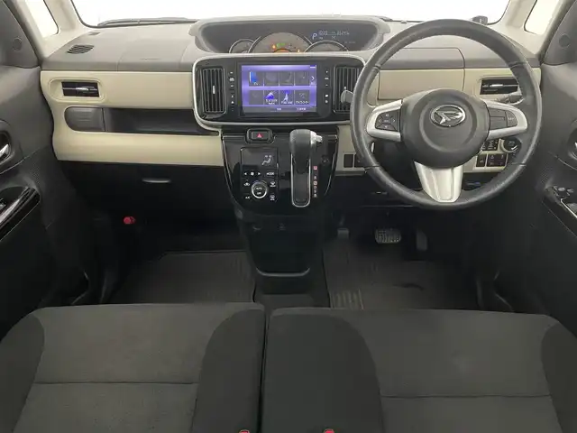 ダイハツ ムーヴ キャンバス G ブラックインテリア リミテッド SAⅢ 愛知県 2019(令1)年 2.6万km パールホワイトⅢ/スムースグレーマイカメタリック 2トーン 純正８型ナビ　全方位カメラ　禁煙　ＥＴＣ　ドラレコ　両側パワスラ　スマートアシストIII　衝突軽減　ＬＥＤライト　車線逸脱　オートハイビーム　シートヒーター　Ｂｌｕｅｔｏｏｔｈ　フルセグ　ＤＶＤ　フォグ　純正フロアマット