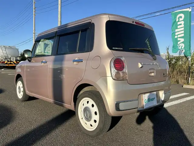 スズキ ラパン ショコラ X 宮城県 2014(平26)年 15.1万km シャンパンピンクPM 社外ナビ/ワンセグTV/バックカメラ/Bluetooth/スマートキー/純正フロアマット/レザーシート/オートライト/純正14インチ鉄ホイール