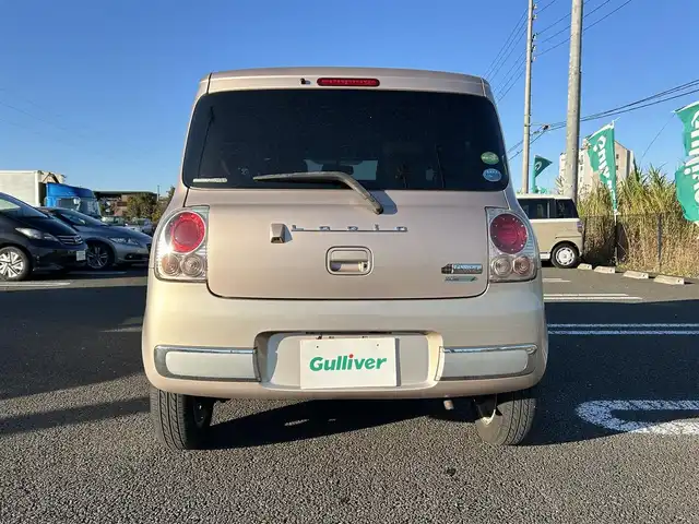 スズキ ラパン ショコラ X 宮城県 2014(平26)年 15.1万km シャンパンピンクPM 社外ナビ/ワンセグTV/バックカメラ/Bluetooth/スマートキー/純正フロアマット/レザーシート/オートライト/純正14インチ鉄ホイール