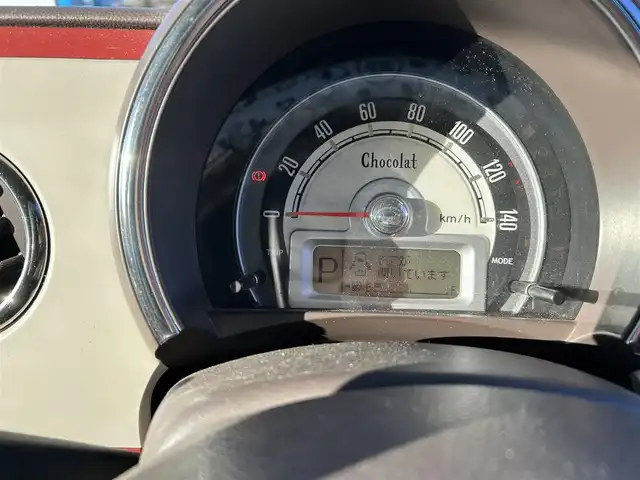 スズキ ラパン ショコラ X 宮城県 2014(平26)年 15.1万km シャンパンピンクPM 社外ナビ/ワンセグTV/バックカメラ/Bluetooth/スマートキー/純正フロアマット/レザーシート/オートライト/純正14インチ鉄ホイール