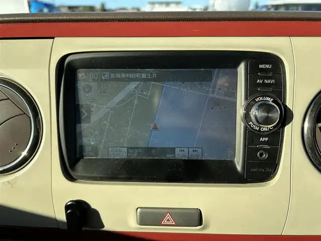 スズキ ラパン ショコラ X 宮城県 2014(平26)年 15.1万km シャンパンピンクPM 社外ナビ/ワンセグTV/バックカメラ/Bluetooth/スマートキー/純正フロアマット/レザーシート/オートライト/純正14インチ鉄ホイール