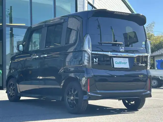 ホンダ Ｎ ＢＯＸ カスタム G L ホンダセンシング 愛媛県 2020(令2)年 3.5万km クリスタルブラックパール 純正7型ナビ(Bluetooth/フルセグTV)/バックカメラ/両側電動スライドドア/ホンダセンシング/アダプティブクルーズコントロール/衝突被害軽減装置/車線逸脱星装置/オートマチックハイビーム/前席シートヒーター/バックソナー/USB入力端子/アイドリングストップ/ステアリングリモコン/ドアバイザー/電格ミラー/シガーソケット/後席サンシェイド/ETC/Moduloアルミホイール/現状サマー(社外AW)(155/65/R14)/BRIDGESTONE NEWNO/禁煙車