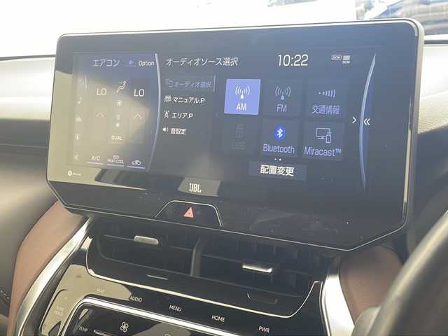 トヨタ ハリアー ハイブリッド Z 沖縄県 2021(令3)年 5.5万km スレートグレーメタリック 純正12.3インチナビ/フルセグＴＶ　/Ｂｌｕｅｔｏｏｔｈ　　/JBLプレミアムサウンド/パノラミックビューモニター/ＥＴＣ2.0/電動リアゲート　/トヨタセーフティセンス　/パワーシート　/ハーフレザーシート/コーナーセンサー　　/ＬＥＤヘッドライト/オートライト/スマートキー/プッシュスタート/純正フロアマット/純正19インチアルミホイール/保証書