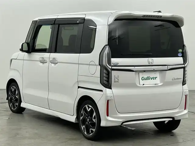 ホンダ Ｎ ＢＯＸ カスタム G L ターボ ホンダセンシング 福岡県 2019(令1)年 3万km プラチナホワイトパール 純正８型ナビ　/バックカメラ　/ＥＴＣ　/ドラレコ　/ホンダセンシング　/アダプティブクルーズコントロール　/コーナーセンサー　/衝突被害軽減ブレーキ　/レーンキープ　/パドルシフト　/両側電動スライドドア　/ハーフレザー