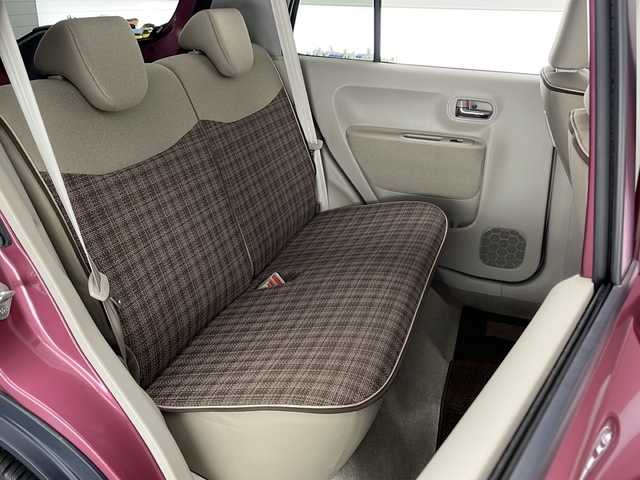 スズキ ラパン X 宮崎県 2016(平28)年 3.6万km カシスピンクパールメタリック 禁煙車/衝突被害軽減ブレーキ/純正ナビTV/（CD/AUX/Bluetooth/USB/FMAM/フルセグTV)/純正LEDオートライト/純正14インチアルミ/純正セキュリティアラーム/純正フロアマット/全方位モニター/エネチャージ/シートヒーター/リアプライバシーガラス/オートエアコン/電動格納ミラー/ウインカードアミラー/スマートキー/プッシュエンジンスタート/スペアキー/新車時保証書/取扱い説明書