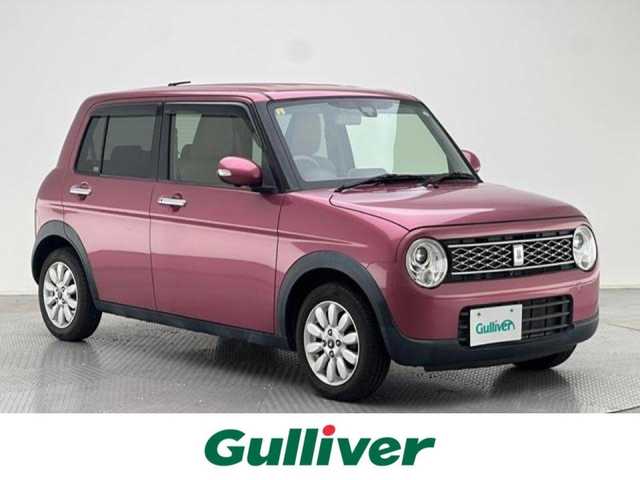 スズキ ラパン X 兵庫県 2016(平28)年 3.6万km カシスピンクパールメタリック 禁煙車/衝突被害軽減ブレーキ/純正ナビTV/（CD/AUX/Bluetooth/USB/FMAM/フルセグTV)/純正LEDオートライト/純正14インチアルミ/純正セキュリティアラーム/純正フロアマット/全方位モニター/エネチャージ/シートヒーター/リアプライバシーガラス/オートエアコン/電動格納ミラー/ウインカードアミラー/スマートキー/プッシュエンジンスタート/スペアキー/新車時保証書/取扱い説明書