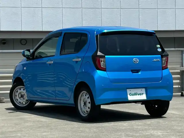 ダイハツ ミラ イース X SAⅢ 静岡県 2018(平30)年 1.4万km スプラッシュブルーM スマートアシスト３/ケンウッドメモリーナビ//ワンセグTV//ETC/パーキングセンサー/オートハイビーム/ヘッドライトレベライザー/純正フロアマット/パワーウィンドウ/リモコンキー/スタッドレスタイヤ