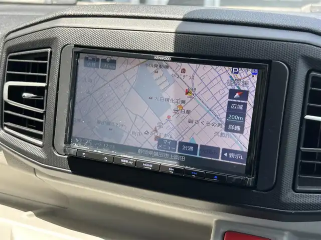 ダイハツ ミラ イース X SAⅢ 静岡県 2018(平30)年 1.4万km スプラッシュブルーM スマートアシスト３/ケンウッドメモリーナビ//ワンセグTV//ETC/パーキングセンサー/オートハイビーム/ヘッドライトレベライザー/純正フロアマット/パワーウィンドウ/リモコンキー/スタッドレスタイヤ