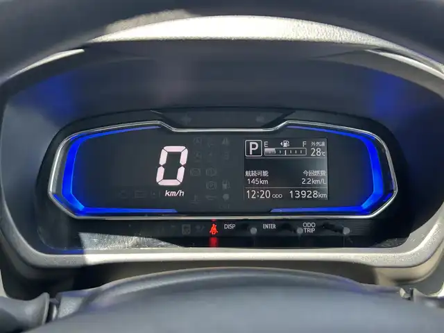ダイハツ ミラ イース X SAⅢ 静岡県 2018(平30)年 1.4万km スプラッシュブルーM スマートアシスト３/ケンウッドメモリーナビ//ワンセグTV//ETC/パーキングセンサー/オートハイビーム/ヘッドライトレベライザー/純正フロアマット/パワーウィンドウ/リモコンキー/スタッドレスタイヤ