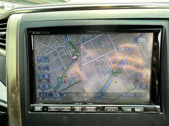 トヨタ アルファード 240S プライムセレⅡ ゴールド 愛知県 2011(平23)年 7.4万km ブラック メモリーナビ/（AM/FM/CD/DVD/SD)/フルセグTV/バックカメラ/リヤフリップダウンモニター/ビルトインETC/リヤパワーゲート/両側パワースライドドア/純正17インチAW/LEDヘッドライト/フォグランプ/プッシュスタート/ステアリングスィッチ/ドアバイザー/フロアマット