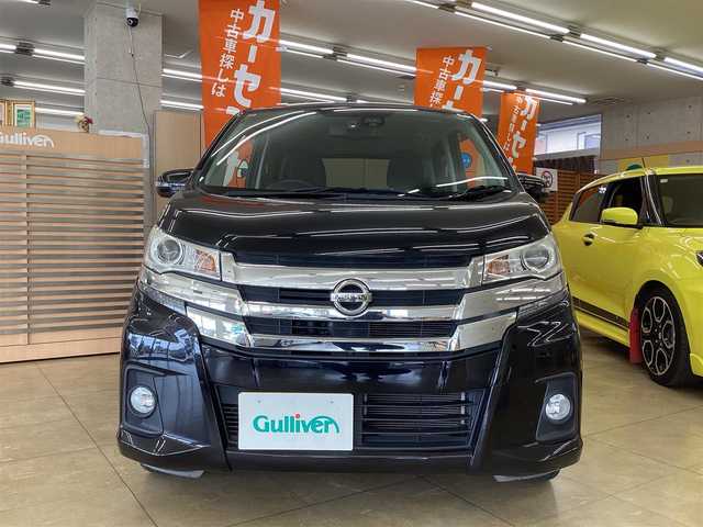 日産 デイズ ハイウェイスターX 栃木県 2017(平29)年 5.2万km ブラック  純正SDメモリナビ/ フルセグテレビ/ B/Tオーディオ/ アラウンドビューカメラアイドリングストップ/ 衝突被害軽減ブレーキ/ オートハイビーム/ インテリジェントルームミラー/ ドアバイザー/ プッシュスタート/ ETC/ HIDヘッドライト/ フォグライト/ 純正アルミサマータイヤセット車内積込