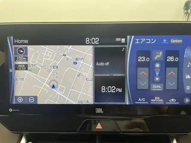 トヨタ ハリアー ハイブリッド Z 愛媛県 2020(令2)年 3.6万km プレシャスブラックパール １２．３型ナビ（フルセグＴＶ・ＢＴ・ＦＭ・ＡＭ・ＵＳＢ・ＡＵＸ）/・全方位カメラ　/・ＥＴＣ２．０　/・衝突軽減ブレーキ　/・ドラレコ一体型デジタルインナーミラー　/・レーンキープアシスト　/・レーダークルーズコントロール/・ヘッドアップディスプレイ/・D席シートヒーター/・パワーバックドア/・オートマチックハイビーム/・ハーフレザーシート/・置くだけ充電/・スペアキー
