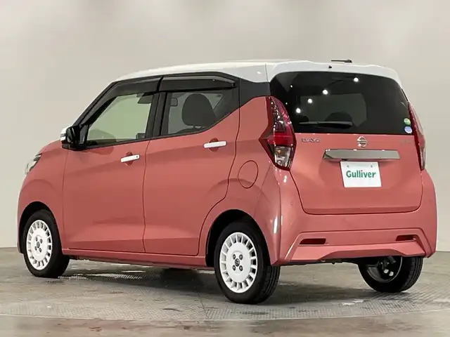 日産 デイズ ボレロ 栃木県 2019(平31)年 5.3万km ピンクⅡ 純正9インチナビ(MM318D-L)/(フルセグTV・Bluetooth・CD・DVD・USB)/全方位カメラ/バックカメラ/衝突軽減ブレーキ/前後コーナーセンサー/ETC/アイドリングストップ/ハロゲンヘッドランプ/オートライト/純正アルミホイール/純正フロアマット/スマートキー/スペアキー1本/ハーフレザーシート
