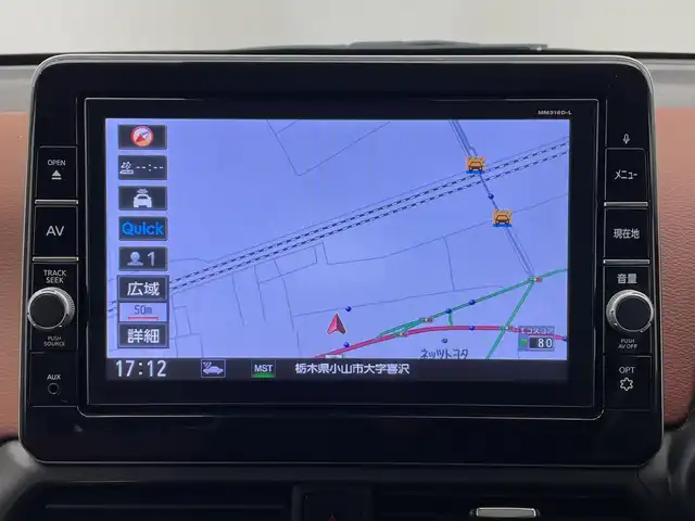 日産 デイズ ボレロ 栃木県 2019(平31)年 5.3万km ピンクⅡ 純正9インチナビ(MM318D-L)/(フルセグTV・Bluetooth・CD・DVD・USB)/全方位カメラ/バックカメラ/衝突軽減ブレーキ/前後コーナーセンサー/ETC/アイドリングストップ/ハロゲンヘッドランプ/オートライト/純正アルミホイール/純正フロアマット/スマートキー/スペアキー1本/ハーフレザーシート