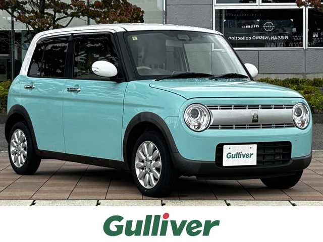 スズキ ラパン X 福島県 2021(令3)年 3.6万km フレンチミントパールメタリック 純正ナビゲーション/型番：KXM-E504W/【CD/DVD/SD/USB/BT/TV】/ビルトインETC/前席シートヒーター/デュアルセンサーブレーキサポート/車線逸脱警報/アイドリングストップ/ステアリングリモコン/純正フロアマット/純正ドアバイザー
