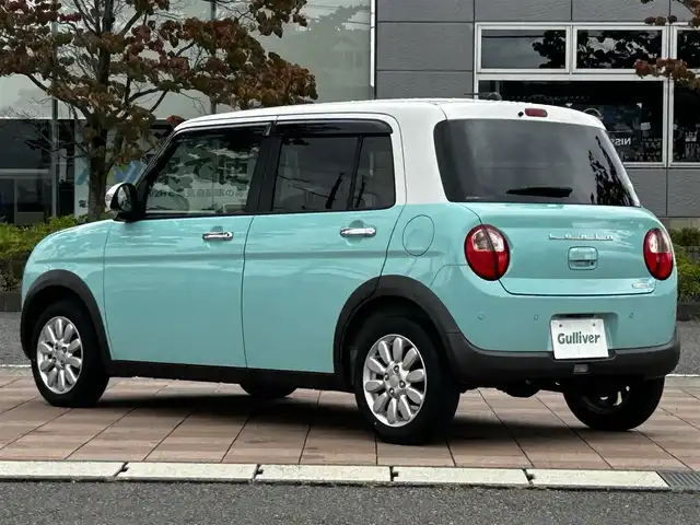 スズキ ラパン X 福島県 2021(令3)年 3.6万km フレンチミントパールメタリック 純正ナビゲーション/型番：KXM-E504W/【CD/DVD/SD/USB/BT/TV】/ビルトインETC/前席シートヒーター/デュアルセンサーブレーキサポート/車線逸脱警報/アイドリングストップ/ステアリングリモコン/純正フロアマット/純正ドアバイザー