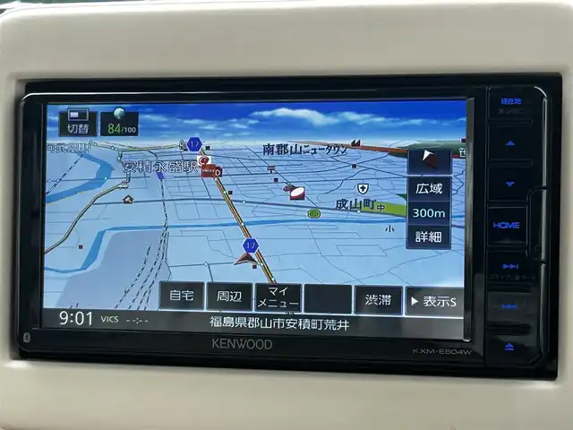 スズキ ラパン X 福島県 2021(令3)年 3.6万km フレンチミントパールメタリック 純正ナビゲーション/型番：KXM-E504W/【CD/DVD/SD/USB/BT/TV】/ビルトインETC/前席シートヒーター/デュアルセンサーブレーキサポート/車線逸脱警報/アイドリングストップ/ステアリングリモコン/純正フロアマット/純正ドアバイザー
