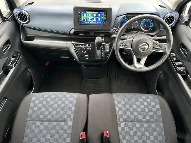 日産 デイズ HWS G ターボ プロパイロットED 神奈川県 2022(令4)年 2.2万km ブラック 純正ＳＤナビ（MJ121D-W）/Bluetooth/CD/iPod/AUX/USB/ワンセグ/プロパイロットシステム/全周囲カメラ/追従式クルーズコントロール/デジタルインナーミラー/ＬＥＤヘッドライト/純正アルミホイール/純正フロアマット/ＥＴＣ/電動格納ミラー/ドアバイザー/横滑り防止装置/衝突被害軽減システム/カーテンエアバック