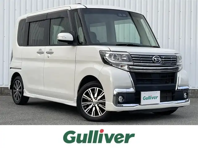 ダイハツ タント カスタム X トップED SA Ⅲ 福岡県 2017(平29)年 6.5万km パールホワイトⅢ スマートアシスト/純正ナビ（ＮＳＺＰ－Ｗ６７Ｄ）　/バックカメラ　/パワースライドドア　/シートヒーター　/オートハイビーム　/フルセグ　/アイドリングストップ　/ＬＥＤオートライト　/スマートキー　/プッシュスタート