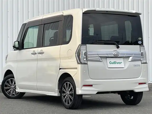 ダイハツ タント カスタム X トップED SA Ⅲ 福岡県 2017(平29)年 6.5万km パールホワイトⅢ スマートアシスト/純正ナビ（ＮＳＺＰ－Ｗ６７Ｄ）　/バックカメラ　/パワースライドドア　/シートヒーター　/オートハイビーム　/フルセグ　/アイドリングストップ　/ＬＥＤオートライト　/スマートキー　/プッシュスタート