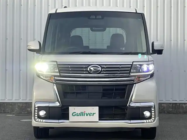 ダイハツ タント カスタム X トップED SA Ⅲ 福岡県 2017(平29)年 6.5万km パールホワイトⅢ スマートアシスト/純正ナビ（ＮＳＺＰ－Ｗ６７Ｄ）　/バックカメラ　/パワースライドドア　/シートヒーター　/オートハイビーム　/フルセグ　/アイドリングストップ　/ＬＥＤオートライト　/スマートキー　/プッシュスタート