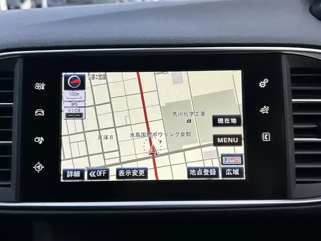 プジョー ３０８ GTライン 岡山県 2015(平27)年 9万km ペルラネラブラック 登録時走行距離 90017km/禁煙車/DENONサウンドシステム/純正ナビ/　(CD//Bluetooth)/バックカメラ/クルーズコントロール(追従走行あり)/Inter-vehicle time/後側方車両検知警報(Blind spot Monit0ring)/Parking sensors/ETC/革巻きステアリング/ステアリングスイッチ/パドルシフト/MTモード付きAT/純正LEDヘッドライト/フォグライト/オートライト/プッシュスタート/スマートキー/スペアキー/アイドリングストップ/純正アルミホイール 18インチ/ドアバイザー/電動格納ミラー/純正フロアマット/横滑防止装置/盗難防止装置/取扱説明書/保証書