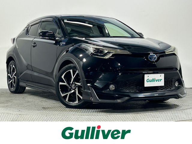 トヨタ Ｃ－ＨＲ G 大阪府 2017(平29)年 1万km ブラックマイカ モデリスタエアロ　9型ナビ　バックカメラ　Bluetooth　フルセグTV DVD再生　トヨタセーフティーセンス　レーダークルーズ　BSM シートヒーター　オートライト　LEDヘッドライト　スマートキー2本