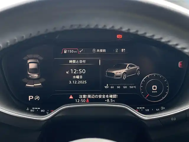 アウディ ＴＴクーペ 1．8TFSI 1st E 山梨県 2016(平28)年 5.3万km グレイシアホワイトメタリック Ｓラインエクステリア　/ＬＥＤ　/バーチャルＣＰ　/ＭＭＩナビ　/Ｂカメラ　/アシスタンスＰ　/フルセグＴＶ　/ＢＴ　/ＭＴ付ＡＴ　/ＥＴＣ　/ＡＡＣ　/クルコン　/スマートＫ　/取説　/保証書　/スペアＫ