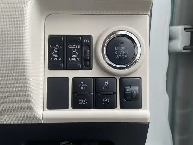 ダイハツ ムーヴ キャンバス X メイクアップ リミテッド SAⅢ 愛媛県 2019(令1)年 3.5万km パールホワイトⅢ/ファインミントメタリック 2トーン KENWOODナビ/ワンセグTV/BT/AM/FM/CD/DVD/全周囲カメラ/両側電動スライド/前後ドラレコ/アイドリングストップ/衝突被害軽減装置/横滑り防止装置/盗難防止装置/純正ドアバイザー/ステアリングリモコン/ヘッドライトレベライザー/シガーソケット/ISOFIX/フォグランプ/純正ホイールキャップ/現状サマー(鉄)(155/65/R14)/BRIDGESTONE NEXTRY