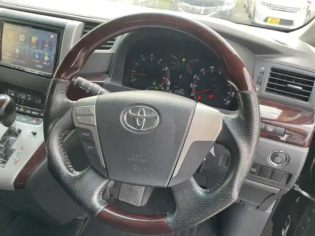 トヨタ ヴェルファイア 2．4Z 福島県 2012(平24)年 12.4万km ボルドーマイカメタリック ＊外装傷が多いためAA出品予定/（じしゃロン引き取り車両）/社外ナビ/フルセグTV/コーナーセンサー/ドアバイザー/オットマン/ETC/後席モニター/両パワスラ