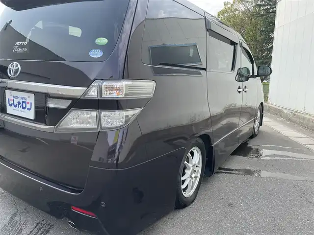 トヨタ ヴェルファイア 2．4Z 福島県 2012(平24)年 12.4万km ボルドーマイカメタリック ＊外装傷が多いためAA出品予定/（じしゃロン引き取り車両）/社外ナビ/フルセグTV/コーナーセンサー/ドアバイザー/オットマン/ETC/後席モニター/両パワスラ