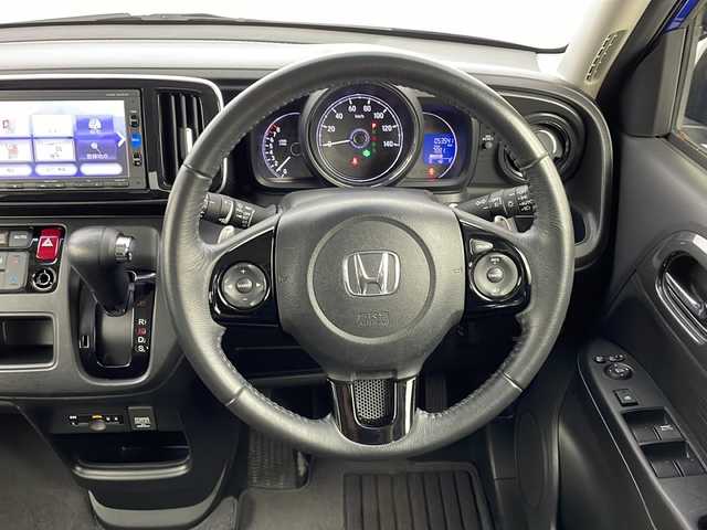 ホンダ Ｎ ＯＮＥ プレミアム ツアラー ローダウン 新潟県 2016(平28)年 5.4万km 青Ⅱ 純正ナビ/　　ワンセグ/BT/CD/iPod/バックカメラ/クルーズコントロール/LEDヘッドライト/Fフォグ/ハーフレザーシート/パドルシフト/ステアリングスイッチ/アイドリングストップ/純正AW付サマータイヤ車載/スマートキー/ビルトインETC
