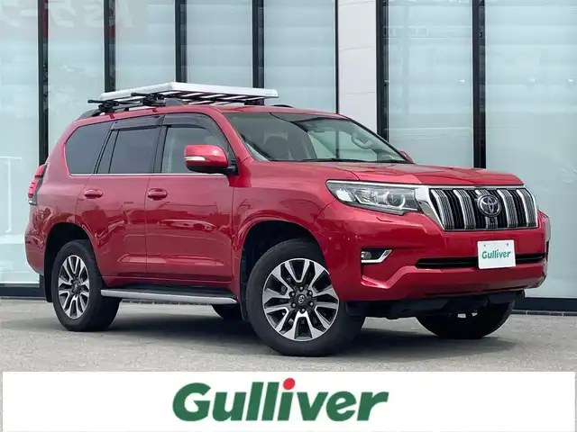 トヨタ ランドクルーザー プラド TZ－G 大阪府 2021(令3)年 5.3万km レッドマイカメタリック 純正9インチナビ/   フルセグTV Bluetooth/USB/衝突軽減/ＢＳＭ/サンルーフ/全方位モニター/前席エアシートヒーター/スマートルームミラー/前席パワーシート/ドライブレコーダー/ルーフレール/純正フロアマット　/ETC/LEDライト