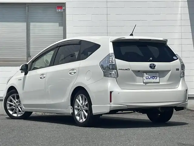 トヨタ プリウス α S ツーリングセレクション 三重県 2012(平24)年 9.1万km ホワイトパールクリスタルシャイン (株)IDOMが運営する【じしゃロン四日市店】の自社ローン専用車両になります。こちらは現金またはオートローンご利用時の価格です。自社ローンご希望の方は別途その旨お申付け下さい/純正SDナビ（CD/DVD/AM/FM/BT）/前後コーナーセンサー/前後ドライブレコーダー/バックカメラ/フルセグTV/レザーシートカバー/バックカメラ/助手席リフトアップシートタイプB/手動車いす用収納装置