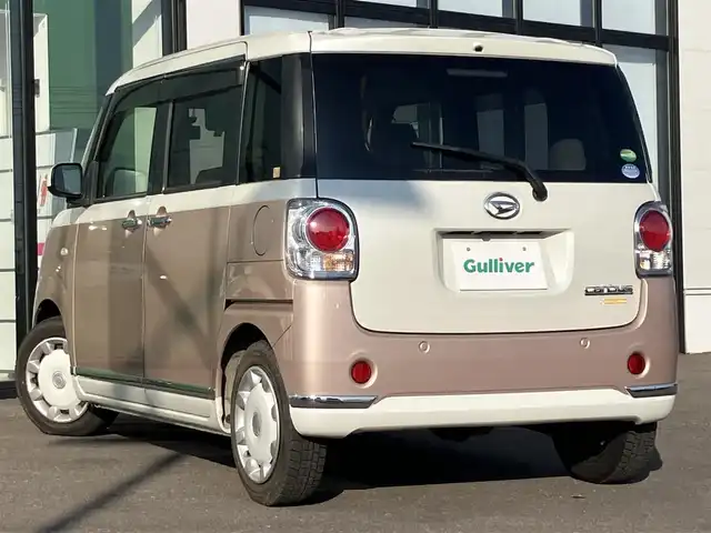 ダイハツ ムーヴ キャンバス G メイクアップ SA Ⅲ 道南・函館 2018(平30)年 1.6万km パールホワイトⅢ/ライトローズマイカメタリックⅡ 2トーン /スマートアシスト//寒冷地仕様//両側パワースライドドア//純正メモリーナビ/ (フルセグTV/DVD/CD/BT/FM/AM)//バックカメラ//運転席シートヒーター//アイドリングストップ//横滑り防止//フロントワイパーデアイサー//LEDヘッドライト//フォグランプ//オートハイビーム//ビルトインETC//社外ドライブレコーダー（前後）//プッシュスタート//スマートキー//社外14インチAW付夏タイヤ積込