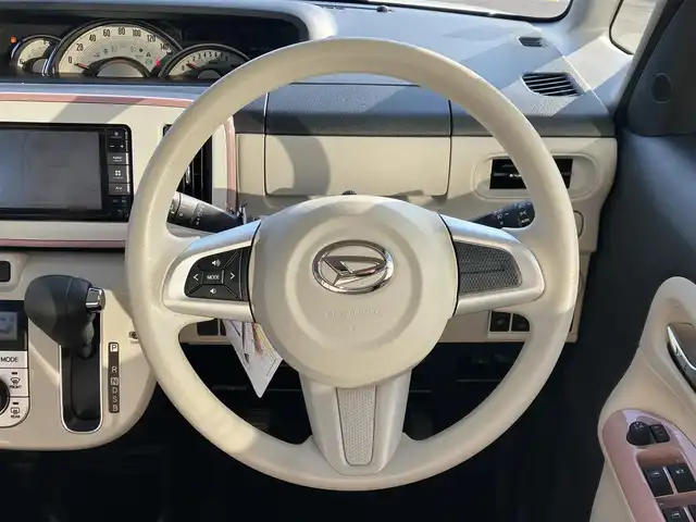 ダイハツ ムーヴ キャンバス G メイクアップ SA Ⅲ 道南・函館 2018(平30)年 1.6万km パールホワイトⅢ/ライトローズマイカメタリックⅡ 2トーン /スマートアシスト//寒冷地仕様//両側パワースライドドア//純正メモリーナビ/ (フルセグTV/DVD/CD/BT/FM/AM)//バックカメラ//運転席シートヒーター//アイドリングストップ//横滑り防止//フロントワイパーデアイサー//LEDヘッドライト//フォグランプ//オートハイビーム//ビルトインETC//社外ドライブレコーダー（前後）//プッシュスタート//スマートキー//社外14インチAW付夏タイヤ積込