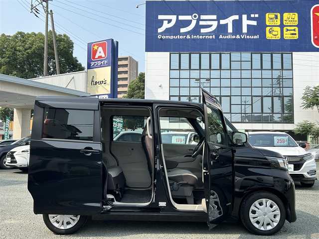 日産 ルークス X 熊本県 2021(令3)年 3.6万km ブラック ディスプレイオーディオ/アラウンドビューモニター/片側パワースライドドア/オートライト/前後コーナーセンサー/横滑り防止装置/ウィンカーミラー/純正フロアマット/純正ドアバイザー