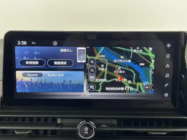 日産 セレナ e－パワー ハイウェイスター V 大阪府 2025(令7)年 0.1千km パール 360°セーフティアシスト/　・プロパイロット/　・インテリジェントエマージェンシーブレーキ/　・前方運転支援/　・側方運転支援/　・後方・駐車時運転支援/純正ナビ/　フルセグ/Bluetooth/AM/FM/インテリジェントアラウンドモニター/バックカメラ/フロントカメラ/サイドカメラ/両側パワースライドドア/LEDオートライト/LEDフォグランプ/ハイビームアシスト/後席サンシェード/電子パーキング/ブレーキホールド/スマートキー/本革巻きステアリング/ビルトインETC2.0