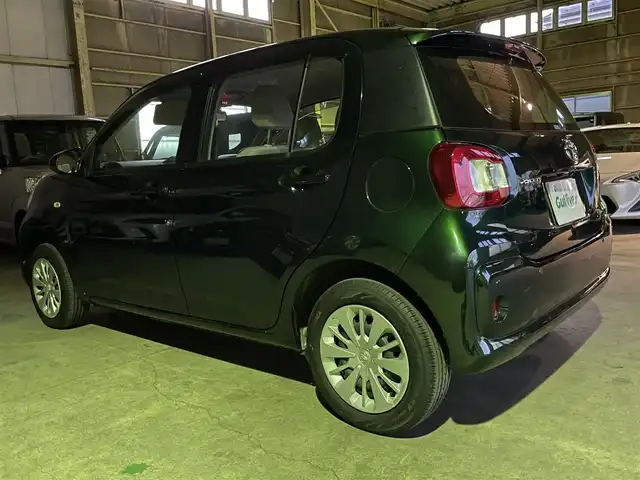 トヨタ パッソ X　S 神奈川県 2021(令3)年 2.3万km ダークエメラルドマイカ プッシュスタート/スペアキー1本/バックカメラ/ETC/衝突軽減装置/コーナーセンサー/電動格納ミラー/社外SDナビ/フルセグTV/Bluetooth接続/ドアバイザー/フロアマット