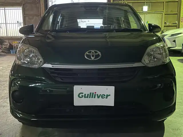 トヨタ パッソ X　S 神奈川県 2021(令3)年 2.3万km ダークエメラルドマイカ プッシュスタート/スペアキー1本/バックカメラ/ETC/衝突軽減装置/コーナーセンサー/電動格納ミラー/社外SDナビ/フルセグTV/Bluetooth接続/ドアバイザー/フロアマット