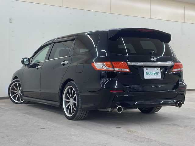 ホンダ オデッセイ M 道央・札幌 2008(平20)年 17.5万km クリスタルブラックパール ・4WD/・横滑り防止装置/・純正ナビ/・バックモニター/・サンルーフ/・ビルトインETC/・フォグランプ/・LEDヘッドライト/・AUTOライト/・ブリッツ車高調/・モデューロサイドステップ/・社外AW18インチ/・社外マフラー