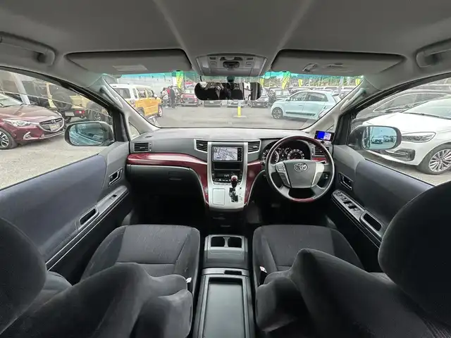 トヨタ ヴェルファイア 2．4Z 千葉県 2009(平21)年 9.4万km グレーM 両側パワースライドドア/フリップダウンモニター/純正７インチＨＤＤナビ/ワンセグＴＶ/ＥＴＣ/オットマンシート/社外１７インチアルミホイール/プッシュスタート/スマートキー