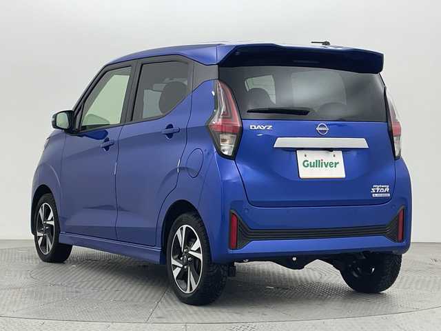 日産 デイズ HWS G ターボ プロパイロットED 新潟県 2024(令6)年 0.8万km オーシャンブルーP 4WD/純正ナビ/　　フルセグ/BT/FM/AM/アラウンドビューモニター/レーダークルーズコントロール/シートヒーター/LEDオートライト/純正15インチアルミホイール/ステアリングスイッチ/ステリングヒーター/USBポート/スマートキー/ETC