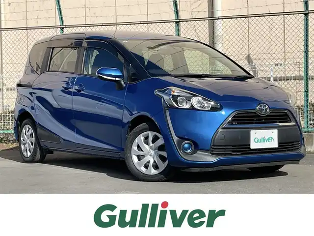 トヨタ シエンタ G 東京都 2015(平27)年 4.3万km コバルトブルーメタリック 純正ナビ　/両側電動ドア　/ドラレコ　/ビルトインＥＴＣ　　/衝突被害軽減　/横滑り防止　/TV　/Bluetooth　/バックカメラ　/DVD再生　/スマートキー　/スペアキー　/アイドリングストップ　/LED　/禁煙
