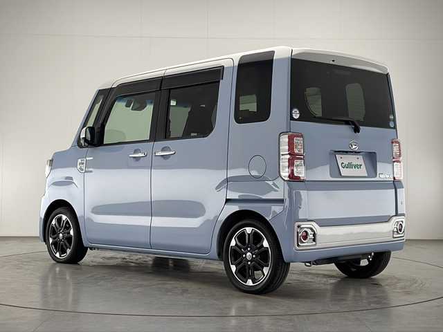 ダイハツ ウェイク G ターボ　レジャーエディション SA Ⅱ 宮崎県 2017(平29)年 6万km パールホワイトⅢ/ミストブルーマイカメタリック 2トーン 禁煙車/衝突被害軽減ブレーキ/純正ナビTV/（NSZP-W67D/CD/DVD/Bluetooth/フルセグTV)/純正バックカメラ/純正ドライブレコーダー/（DRN-H66N）/純正ETC/純正15インチアルミ/純正LEDオートライト/純正フォグ/純正フロアマット/両側電動スライドドア/クリアランスソナー/オートエアコン/フロントハーフシェイドガラス/スマートキー/プッシュエンジンスタート/新車時保証書/取扱い説明書