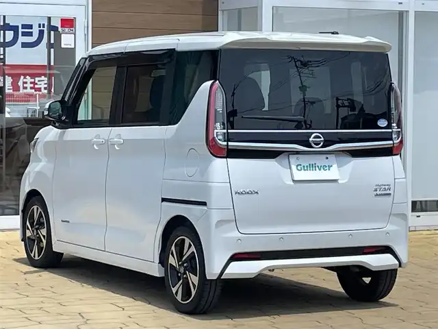 日産 ルークス HWS Gターボ プロパイロットED 宮崎県 2021(令3)年 7.9万km ホワイトパール スマートキー/クルーズコントロール/純正ナビ/Bluetooth接続/フルセグTV/純正フロアマット/レーンアシスト/横滑り防止装置/衝突被害軽減システム/ETC