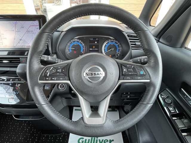 日産 ルークス HWS Gターボ プロパイロットED 大分県 2021(令3)年 7.9万km ホワイトパール 純正ナビ（MM320D-L）/【フルセグTV/Bluetooth/DVD/CD/SD】/外部端子接続：USB/AUX/プロパイロット/LEDヘッドランプ/純正15インチAW/ETC/ハンズフリーパワースライドドア（運転席側/助手席側）/インテリジェントアラウンビューモニター/横滑り防止装置/先進安全装備/・インテリジェントエマージェンシーブレーキ/・車線逸脱警報/・踏み間違い衝突防止アシスト/電動パーキングブレーキ/オートブレーキホールド/革巻きステアリングホイール/ステアリングスイッチ/スマートキー/純正フロアマット
